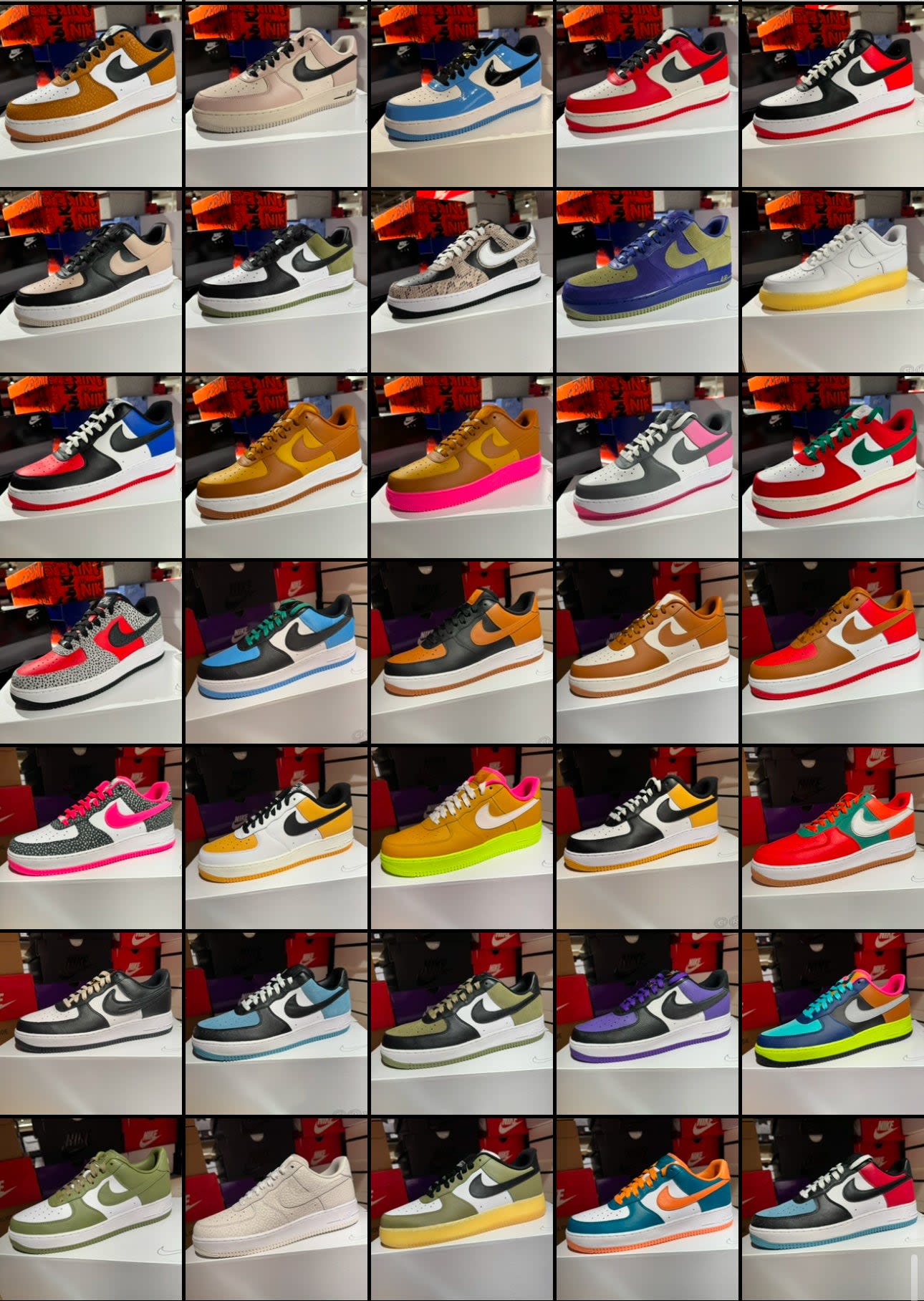 Nike Air Force 1 Low By You Multi/Multi